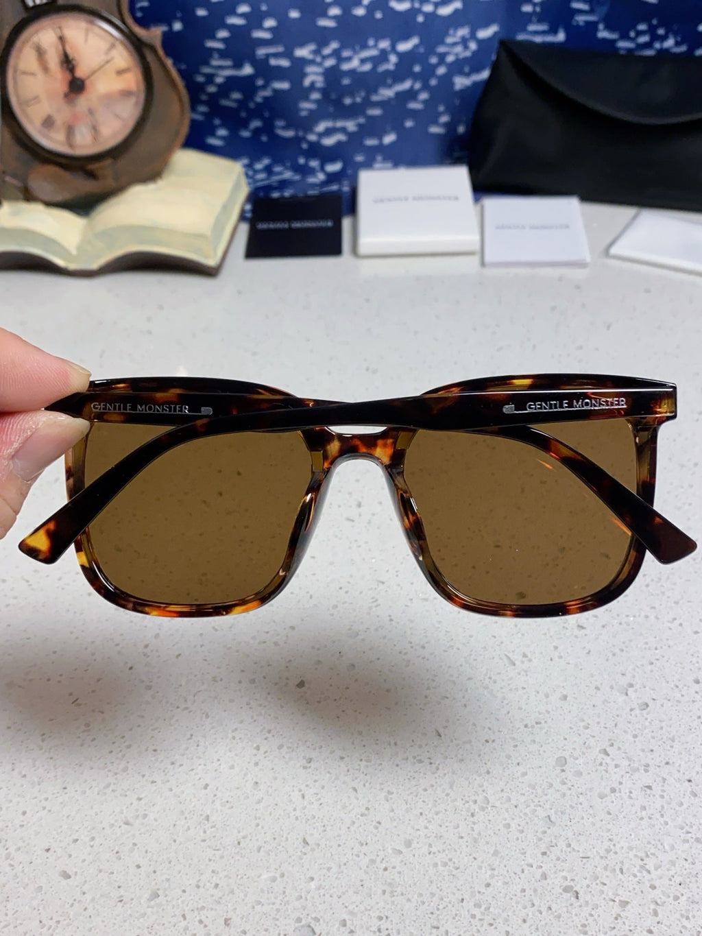 Gentle Monster FIRDA Oversized Brown Lens Sunglasses for Women - detail image 5