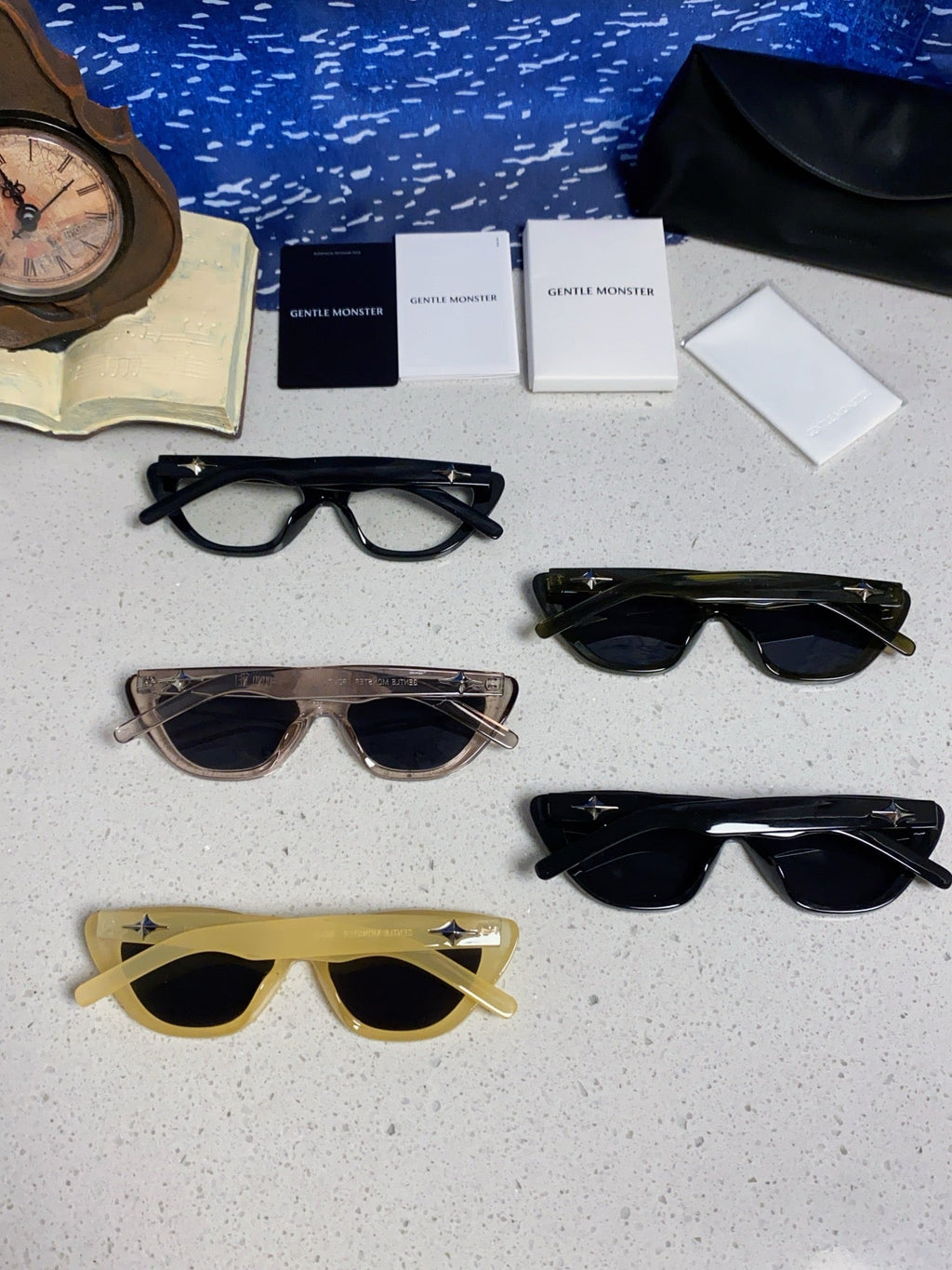 Gentle Monster SIUND Cat-Eye Black Lens Sunglasses for Men & Women - detail image 11