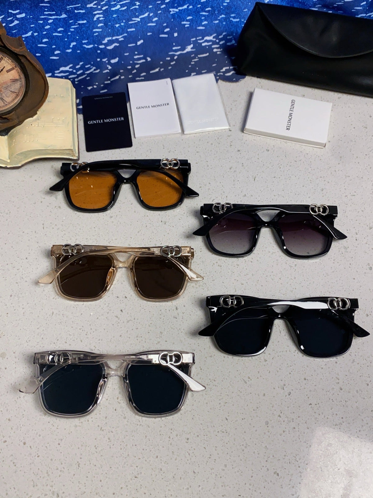Gentle Monster ANGEL Oversized Gray Lens Sunglasses for Women - detail image 11