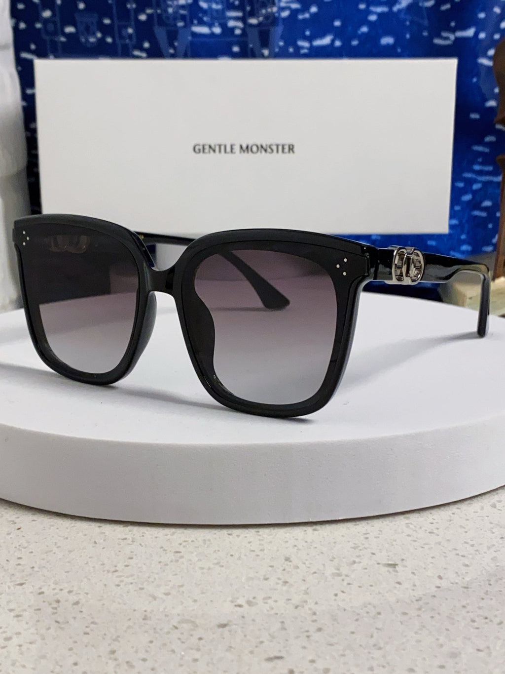 Gentle Monster ANGEL Oversized Gray Lens Sunglasses for Women