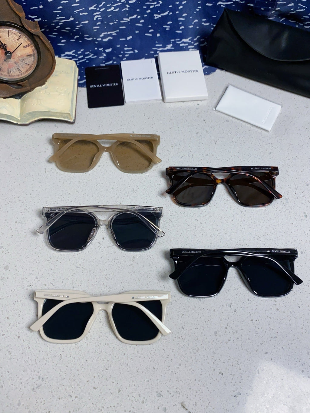 Gentle Monster SAL Acetate Square Black Lens Sunglasses for Men & Wom - 432941 - detail image 11