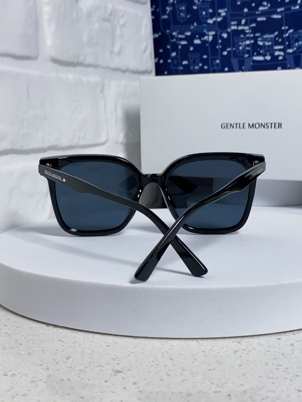 Gentle Monster SAL Acetate Square Blue Lens Sunglasses for Men & Wome - 432942 - detail image 3