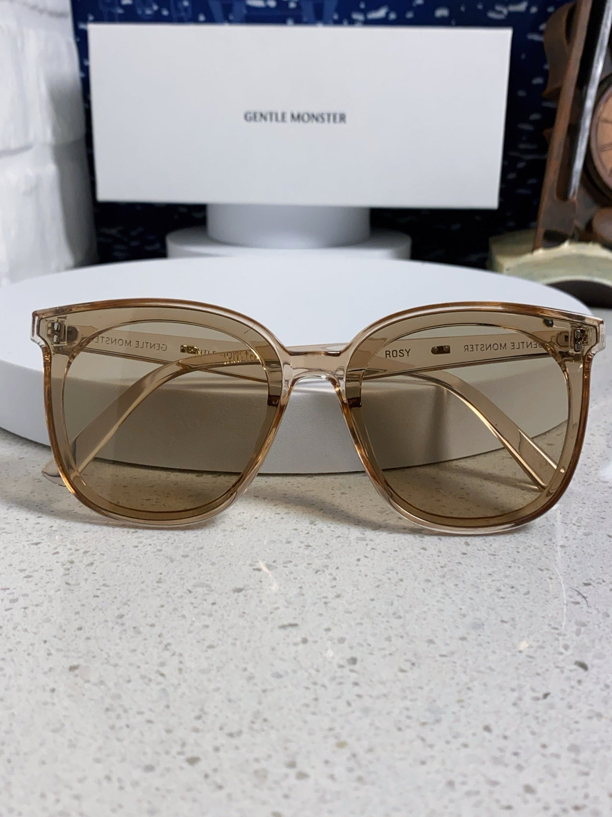 Gentle Monster ROSY Square Gray Lens Sunglasses for Men & Women - detail image 7