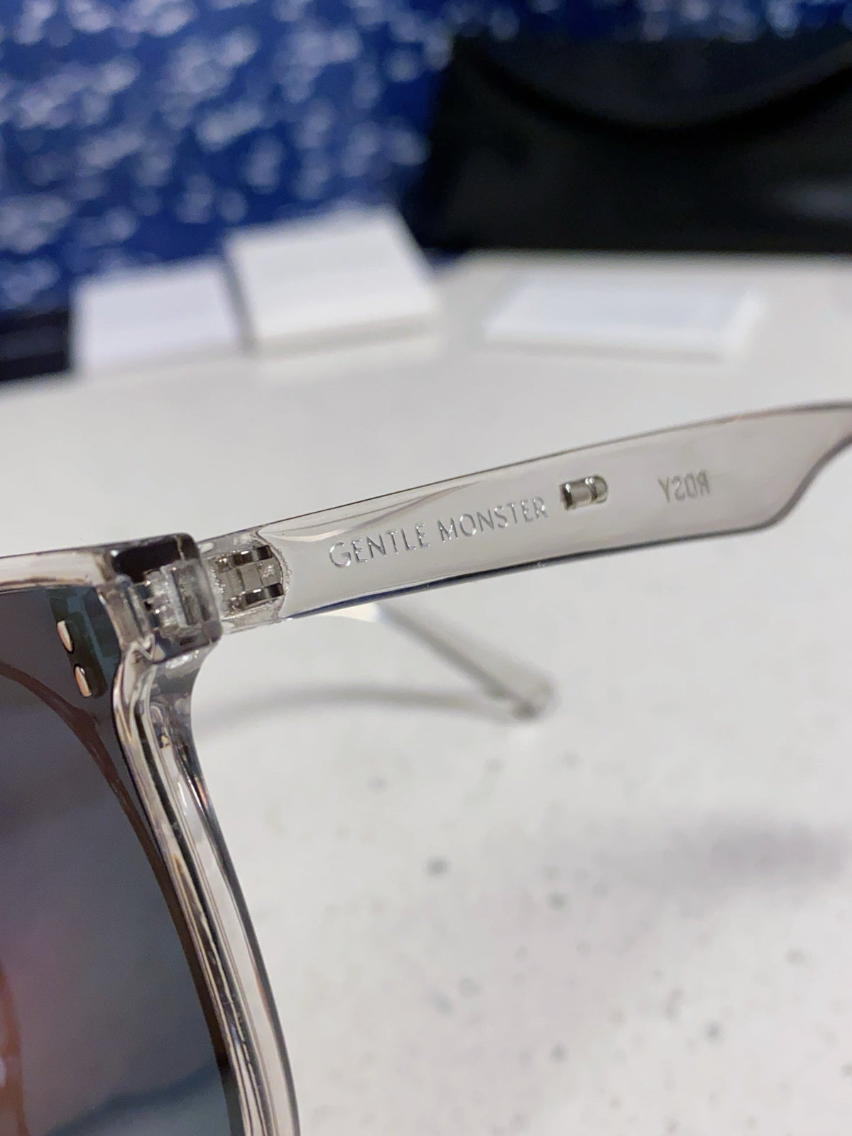 Gentle Monster ROSY Square Blue Lens Sunglasses for Men & Women - 432948 - detail image 7