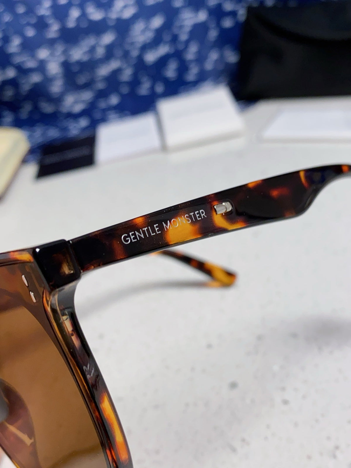 Gentle Monster ROSY Square Brown Lens Sunglasses for Men & Women - detail image 7
