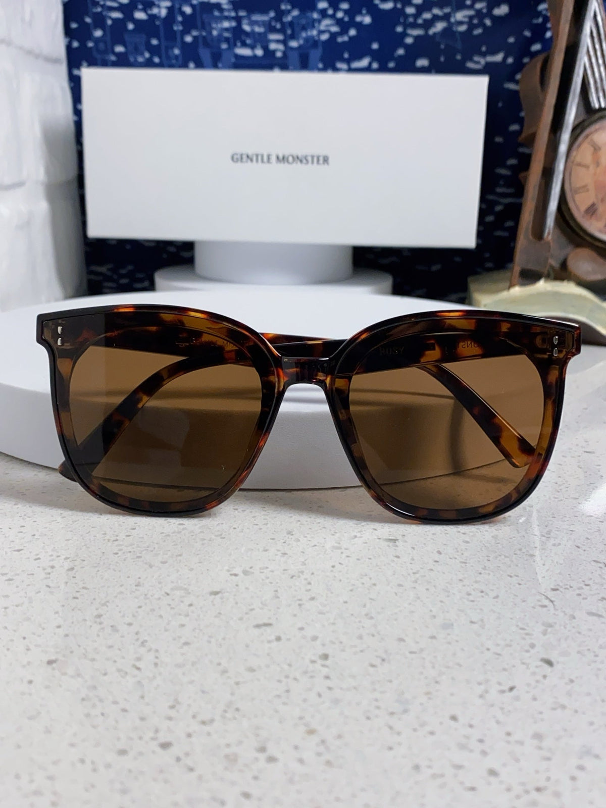 Gentle Monster ROSY Square Brown Lens Sunglasses for Men & Women - detail image 9