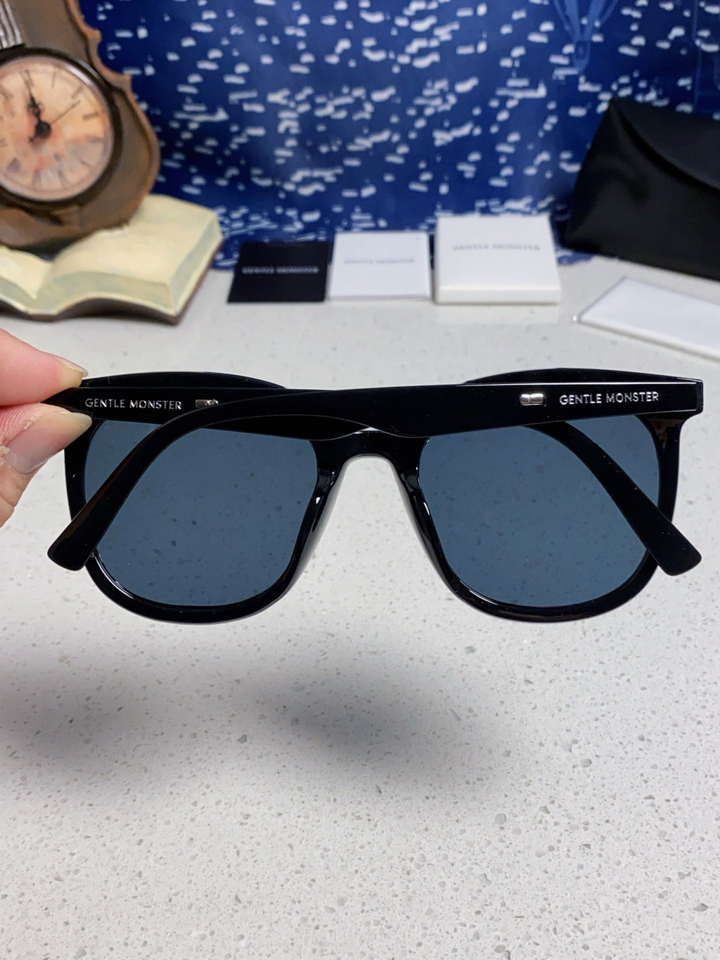 Gentle Monster ROSY Square Black Lens Sunglasses for Men & Women - 998475 - detail image 5