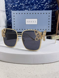 Gucci Square Black Lens Sunglasses for Women - 132230