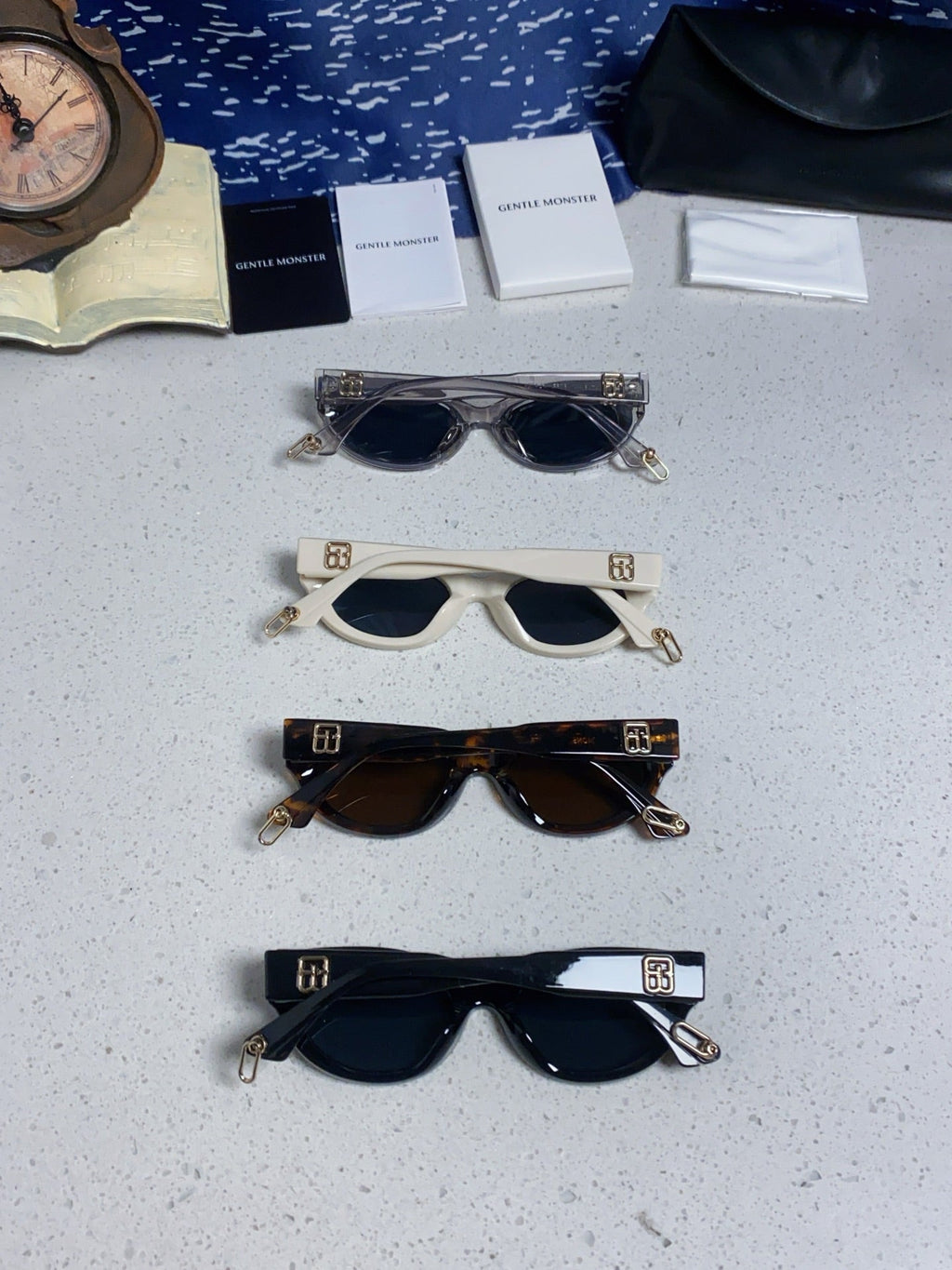 Gentle Monster GW003 Cat-Eye Black Lens Sunglasses for Men & Women - detail image 10