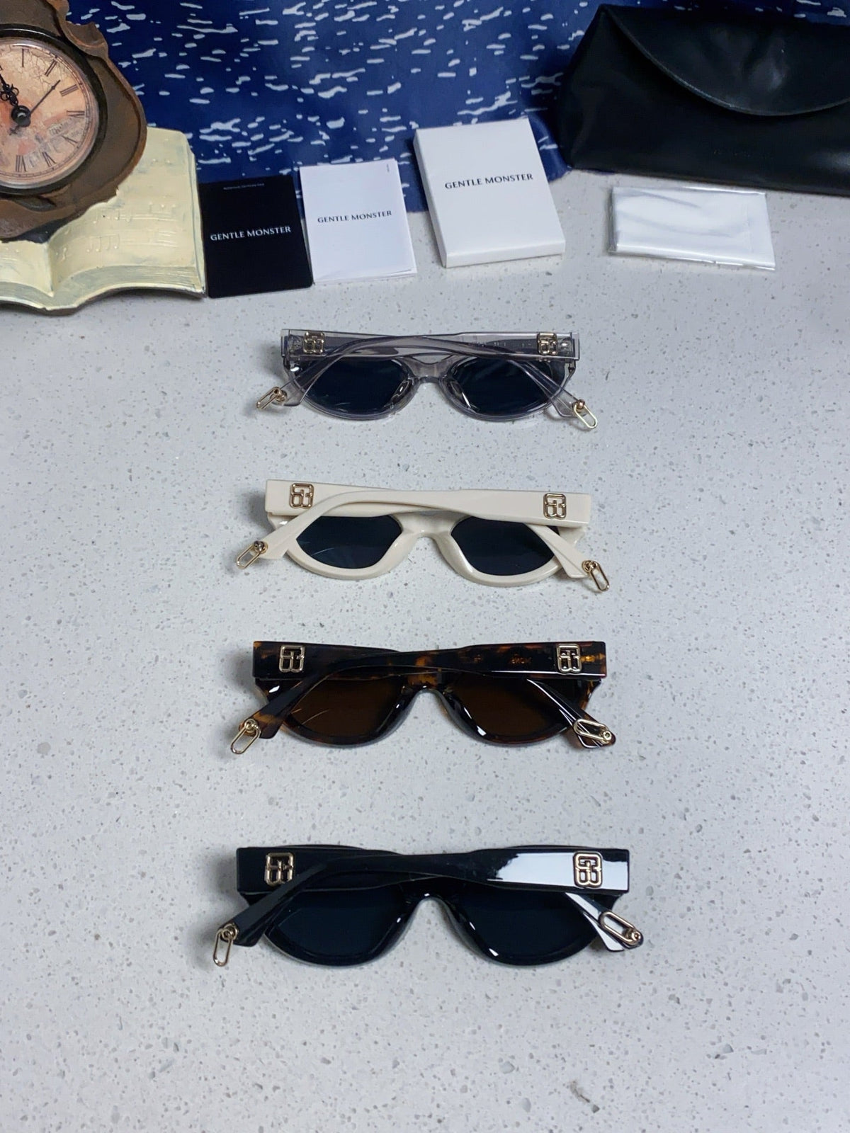 Gentle Monster GW003 Cat-Eye Brown Lens Sunglasses for Men & Women - detail image 11