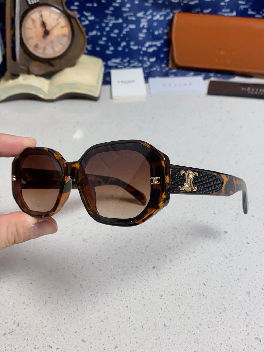 Celine Fashion Red Lens Sunglasses for Women - 382513 - detail image 6