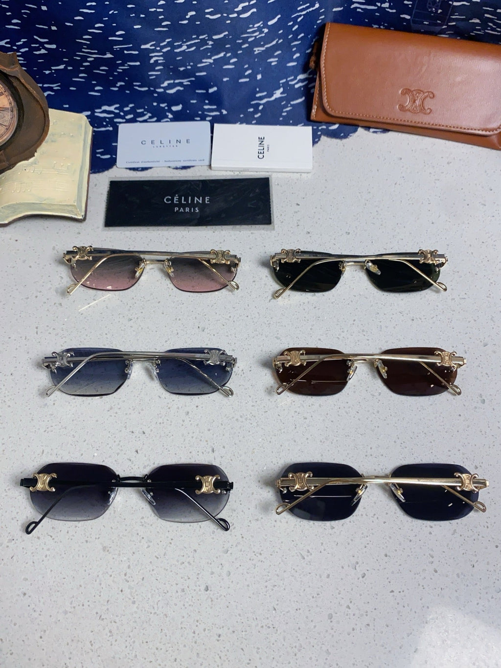 Celine Fashion Silver Lens Sunglasses for Men & Women - 398822 - detail image 11