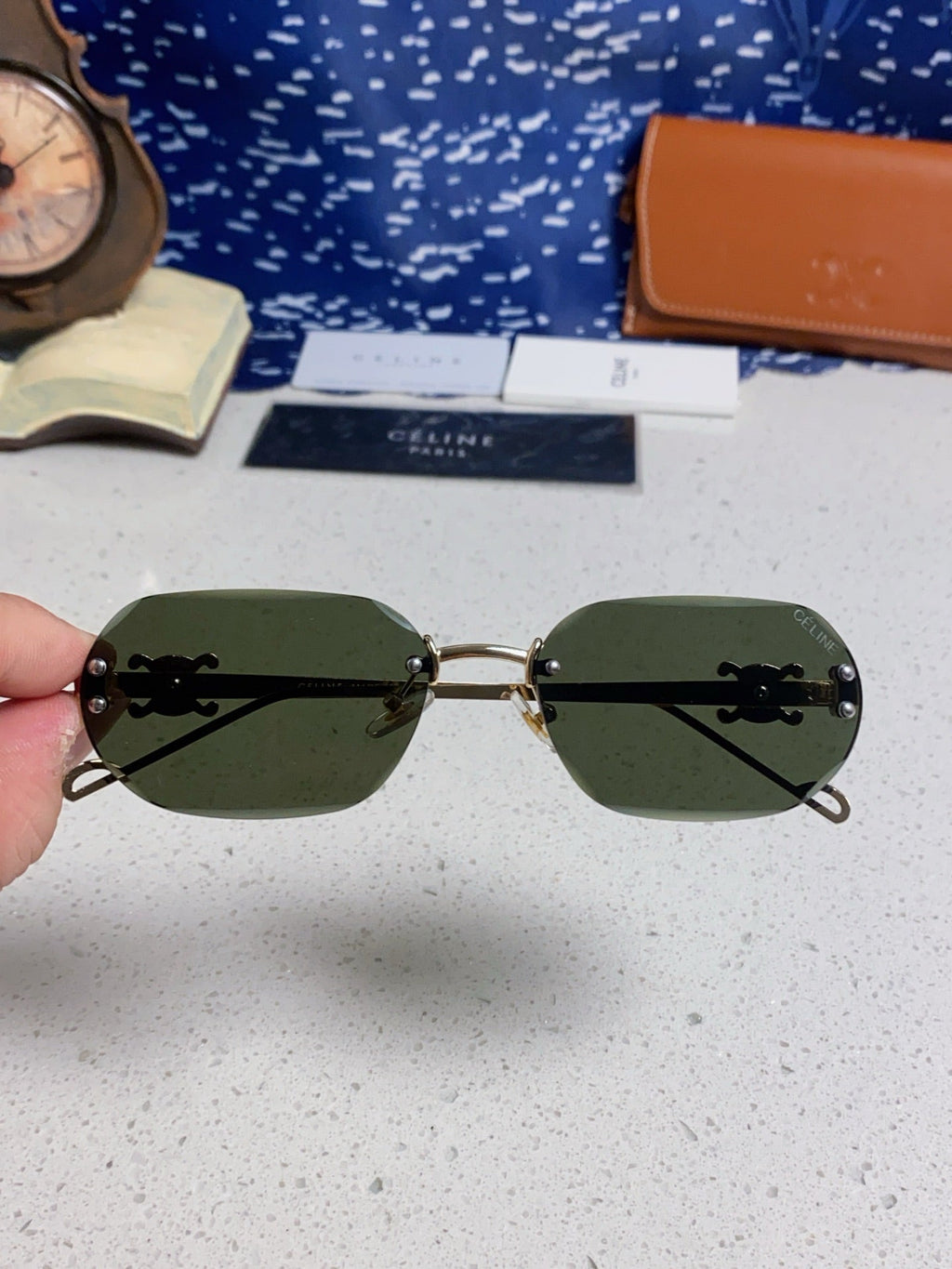 Celine Fashion Gray Lens Sunglasses for Men & Women - 398823 - detail image 4