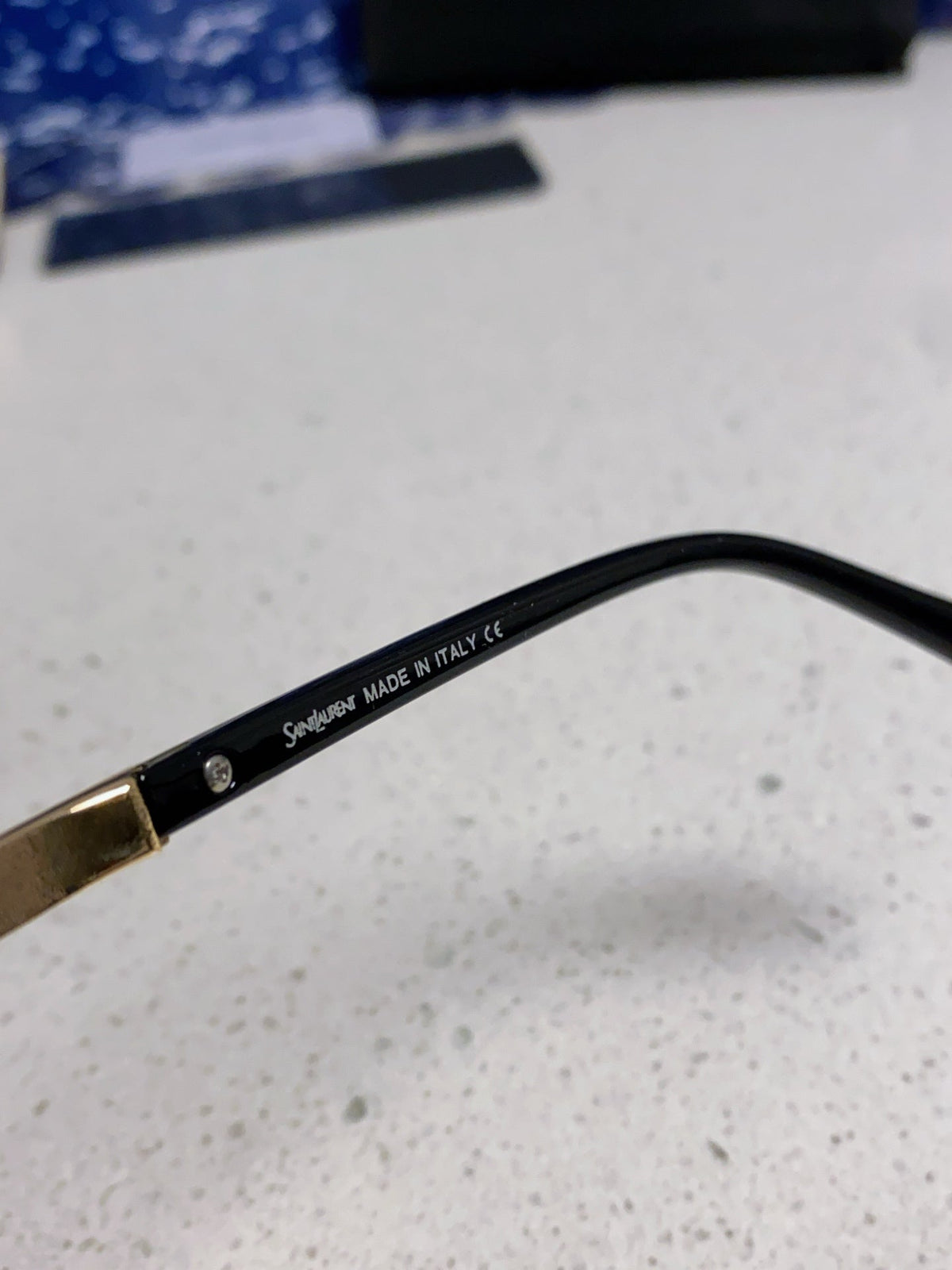 Saint Laurent Lightweight Rimless Silver Lens Sunglasses for Men & Women - detail image 8