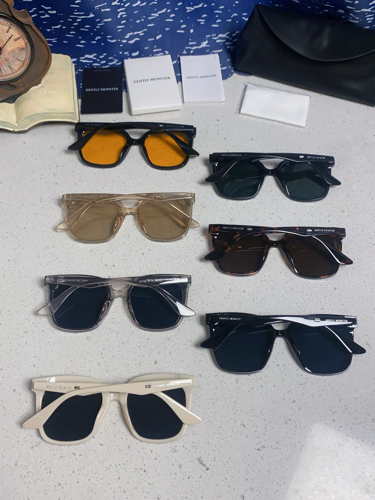 Gentle Monster LOCELL Polarized Oversized Black Lens Sunglasses - 449984 - detail image 11
