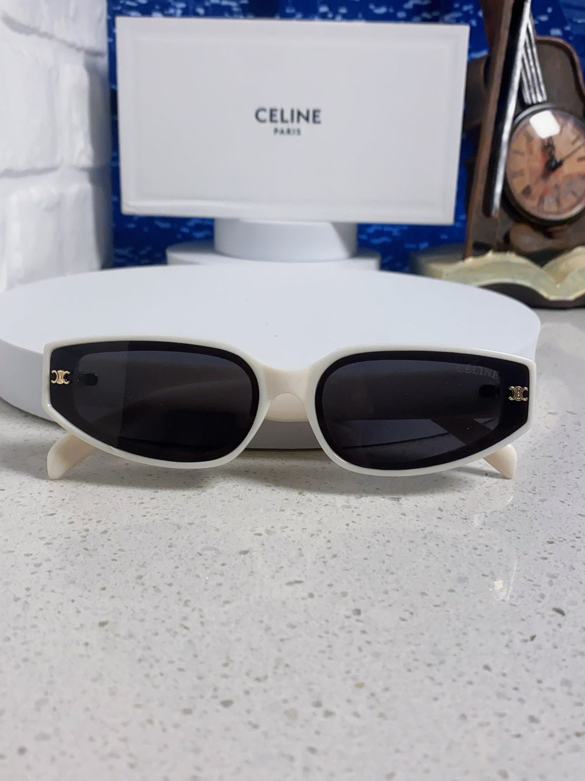 Celine Cat-Eye Gray Lens Sunglasses for Men & Women - 415597 - detail image 8