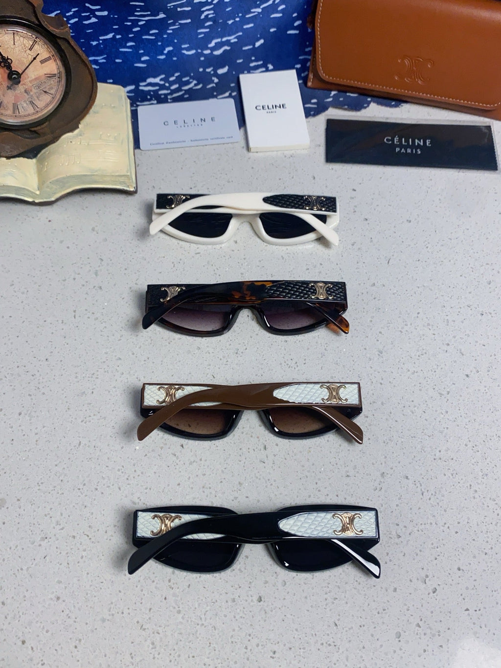 Celine Cat-Eye Red Lens Sunglasses for Men & Women - 415617 - detail image 11