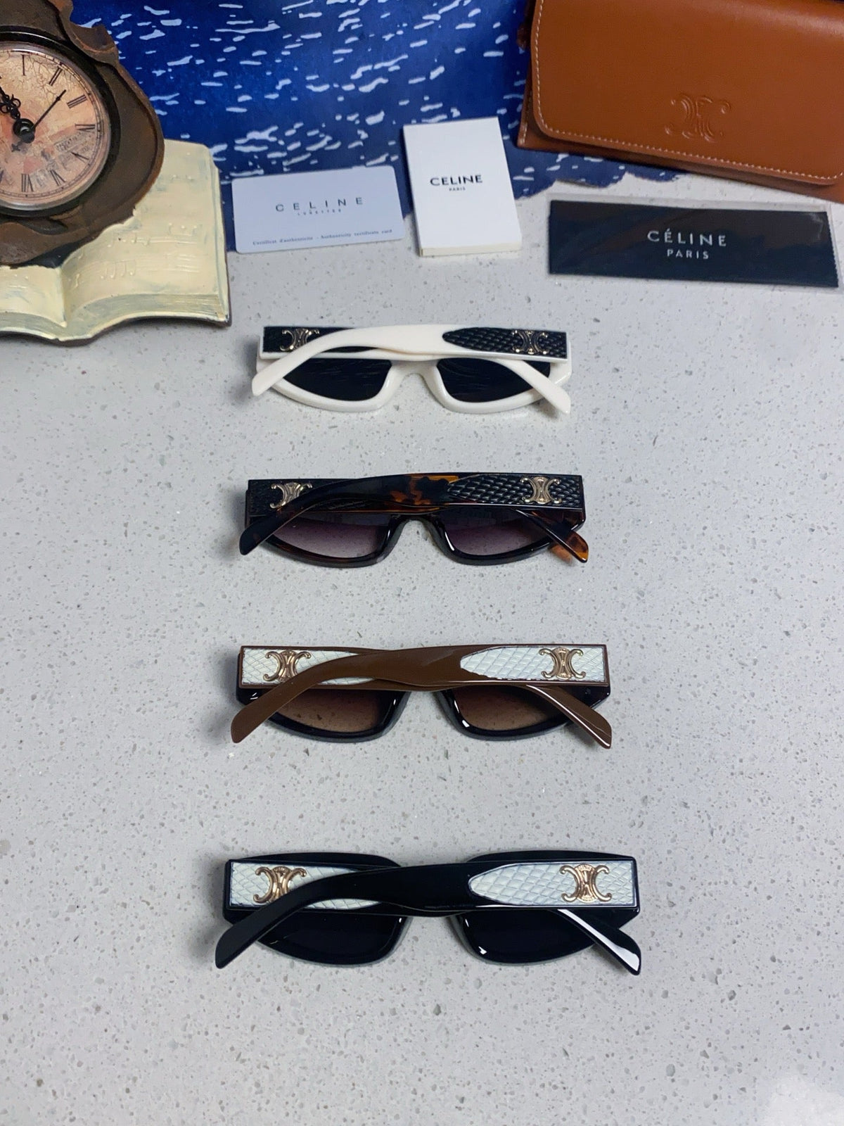 Celine Cat-Eye Red Lens Sunglasses for Men & Women - 415617 - detail image 11