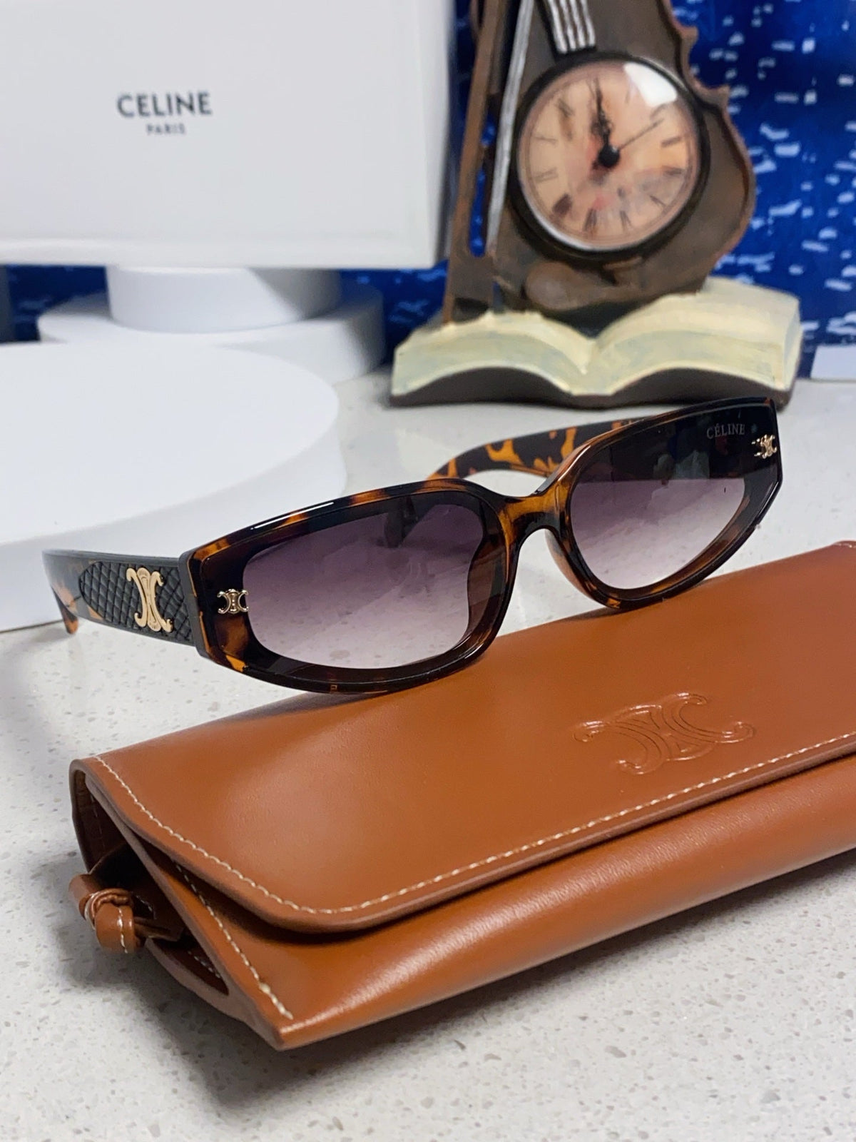 Celine Cat-Eye Gray Lens Sunglasses for Men & Women - 867148 - detail image 10