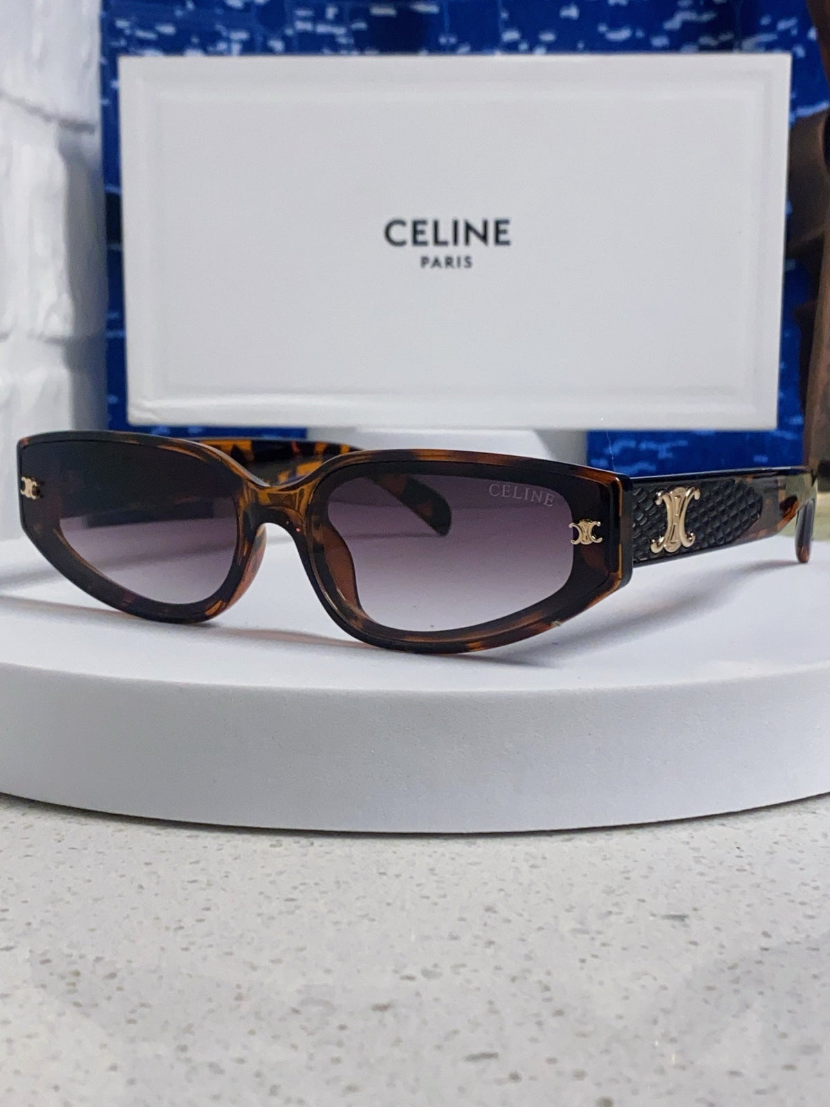 Celine Cat-Eye Gray Lens Sunglasses for Men & Women - 415616