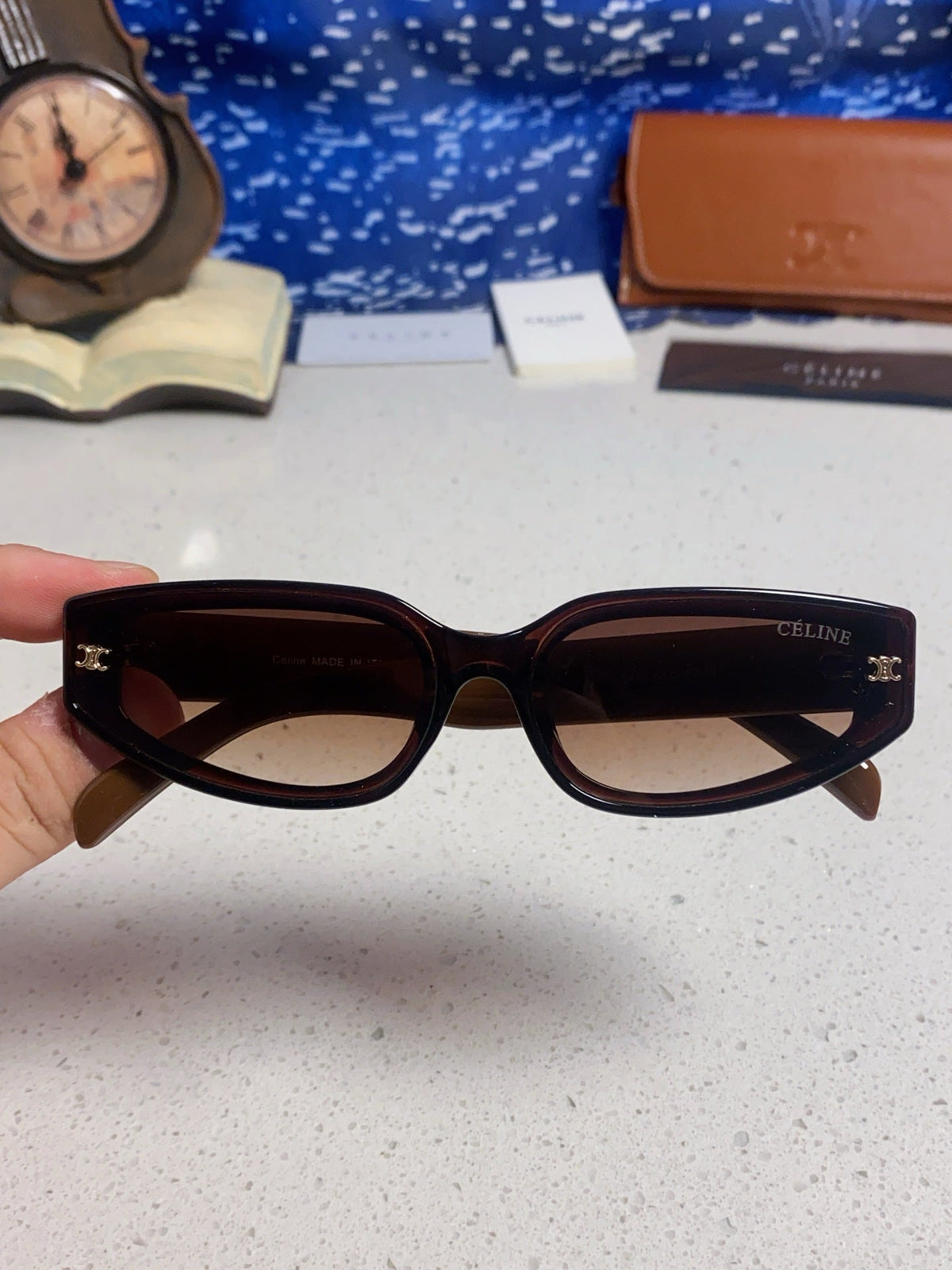 Celine Cat-Eye Red Lens Sunglasses for Men & Women - 432028 - detail image 4