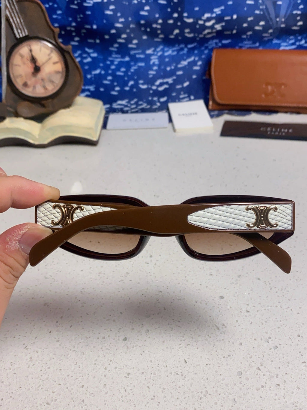 Celine Cat-Eye Red Lens Sunglasses for Men & Women - 432028 - detail image 5