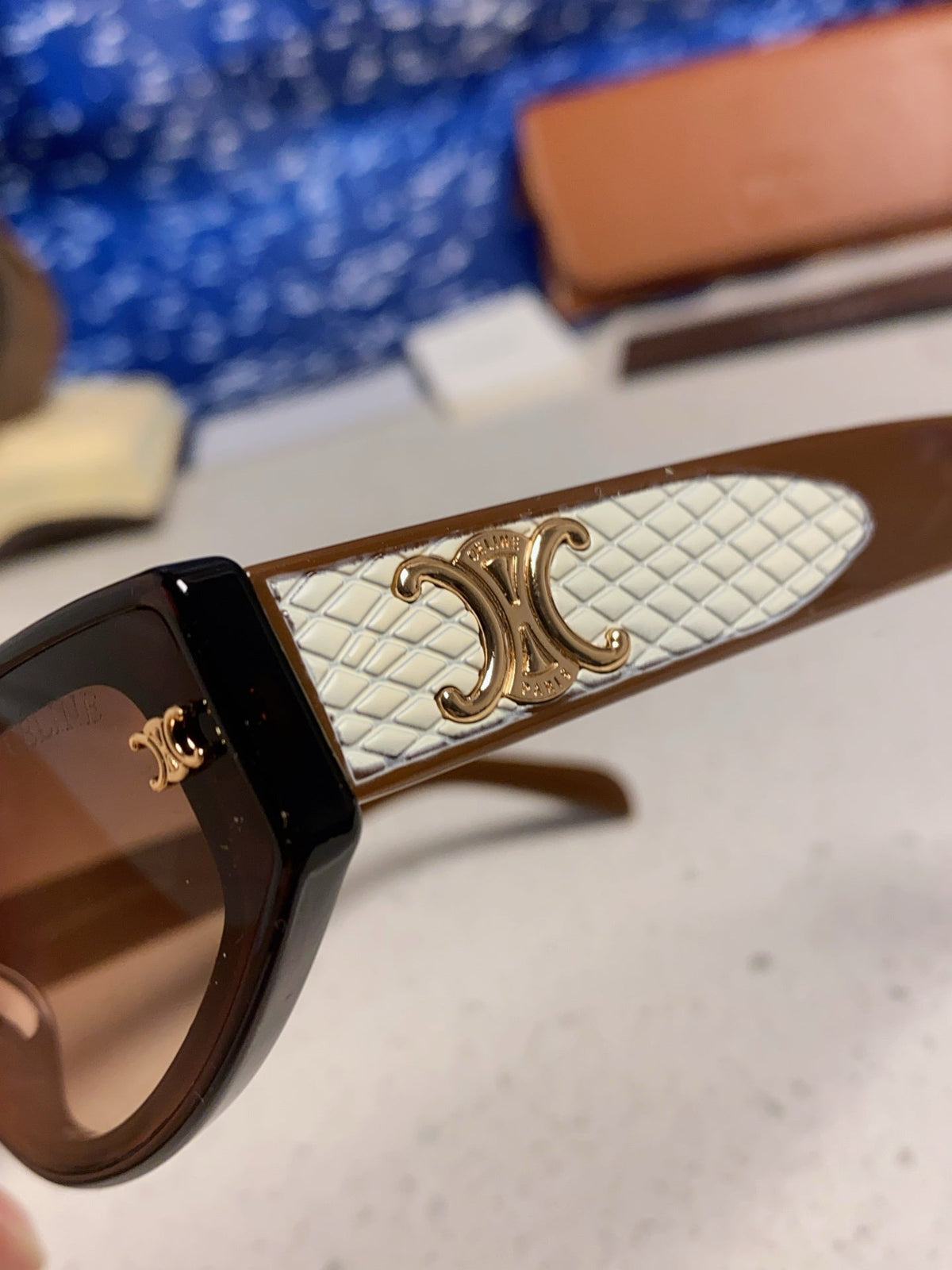 Celine Cat-Eye Red Lens Sunglasses for Men & Women - 415599 - detail image 7