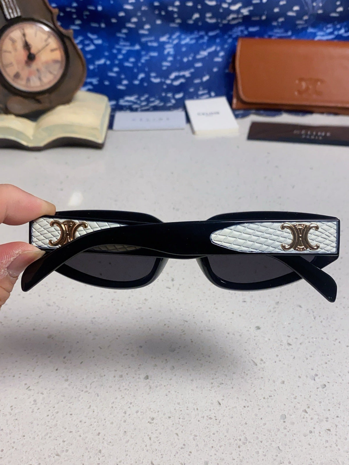 Celine Cat-Eye Silver Lens Sunglasses for Men & Women - 432029 - detail image 5