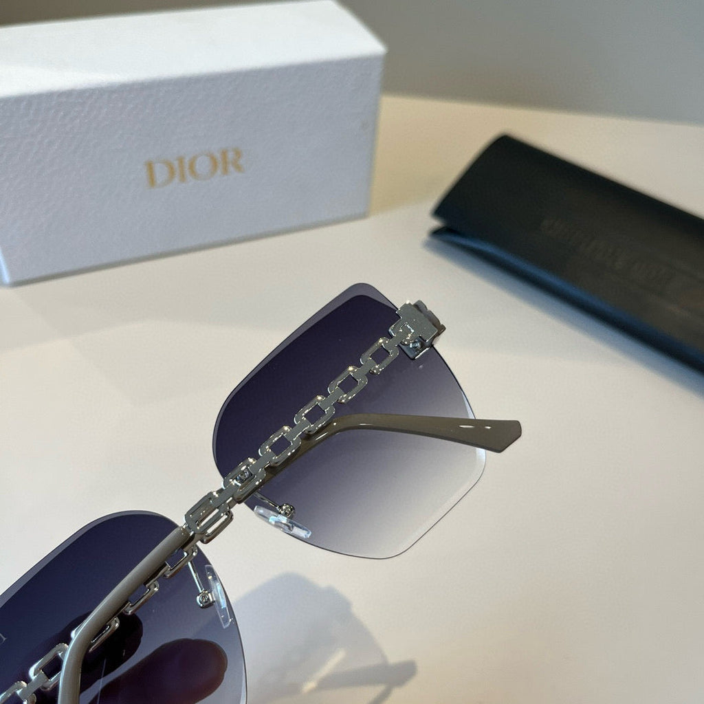 Dior Fashion Silver Lens Sunglasses for Men & Women - 382409 - detail image 6