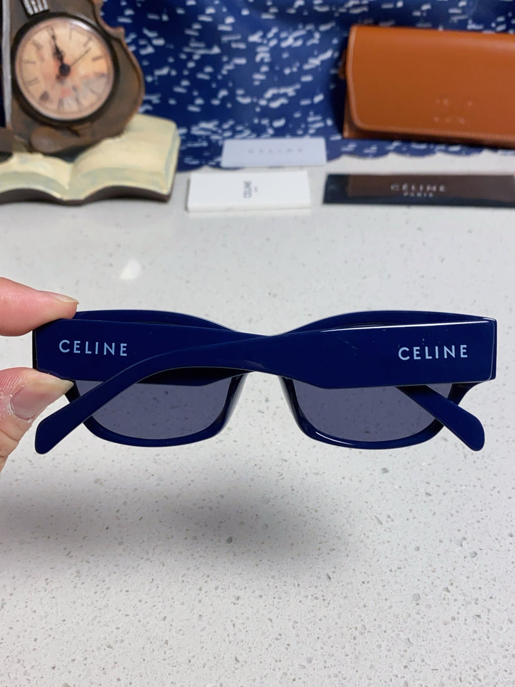 Celine Fashion Blue Lens Sunglasses for Men & Women - 358286 - detail image 5