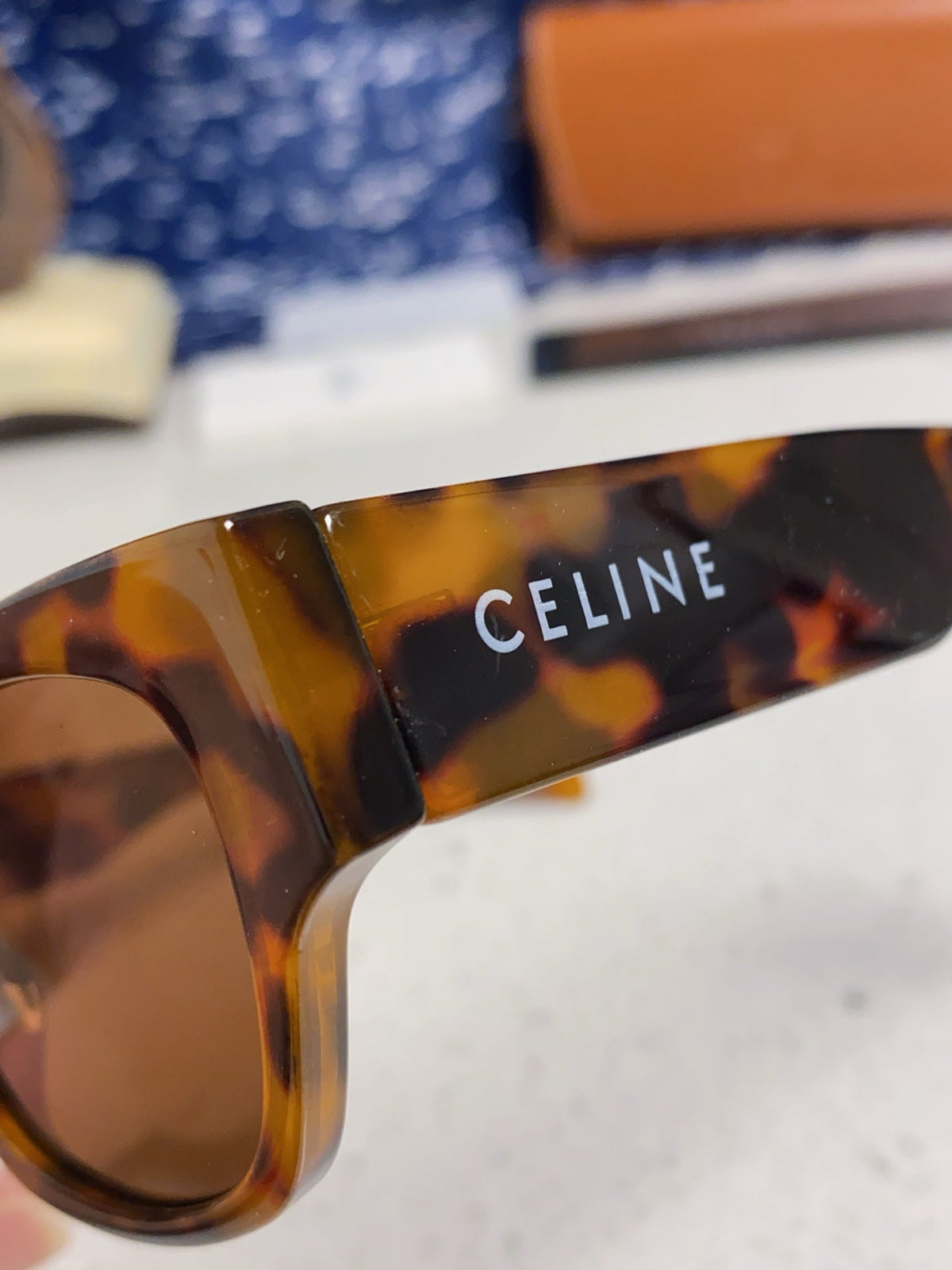 Celine Fashion Black Lens Sunglasses for Men & Women - 358287 - detail image 7