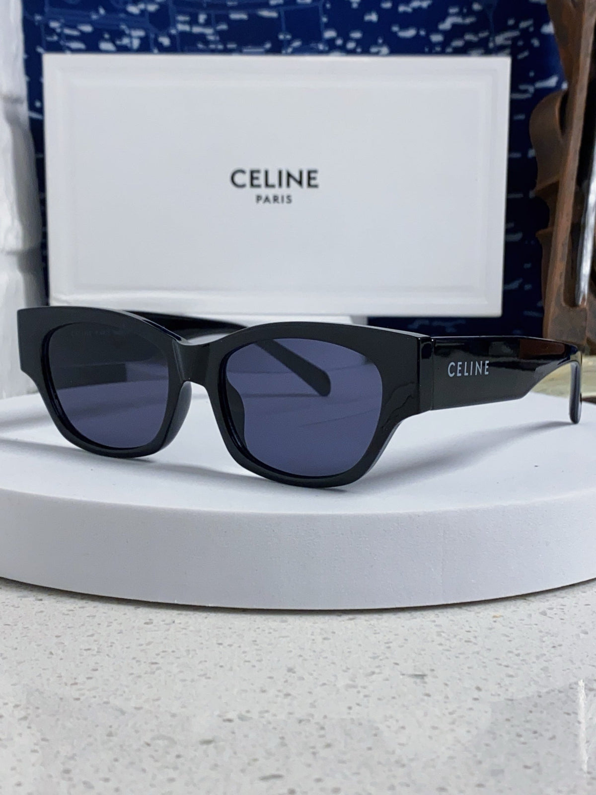 Celine Fashion Black Lens Sunglasses for Men & Women - 431992
