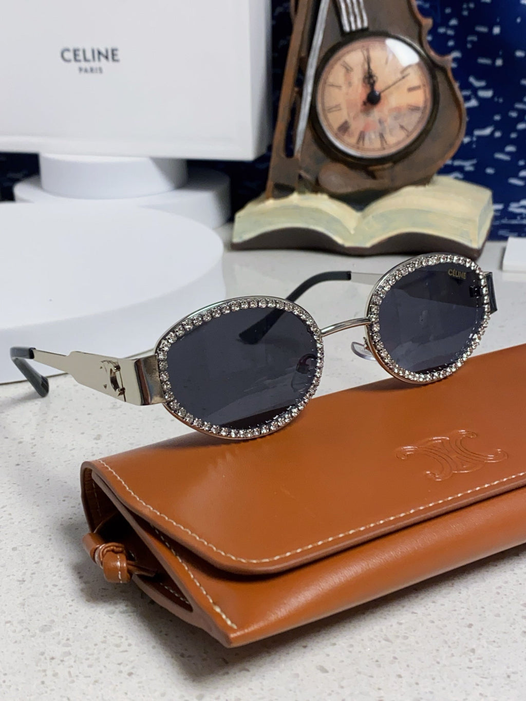 Celine Round Silver Lens Sunglasses for Men & Women - detail image 10