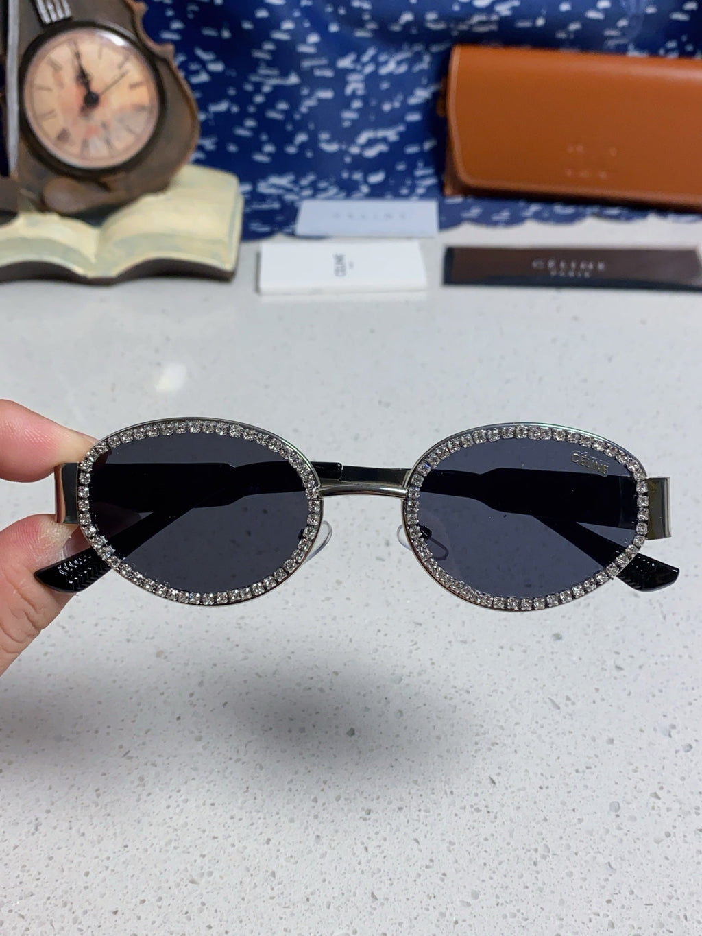 Celine Round Silver Lens Sunglasses for Men & Women - 358291 - detail image 4