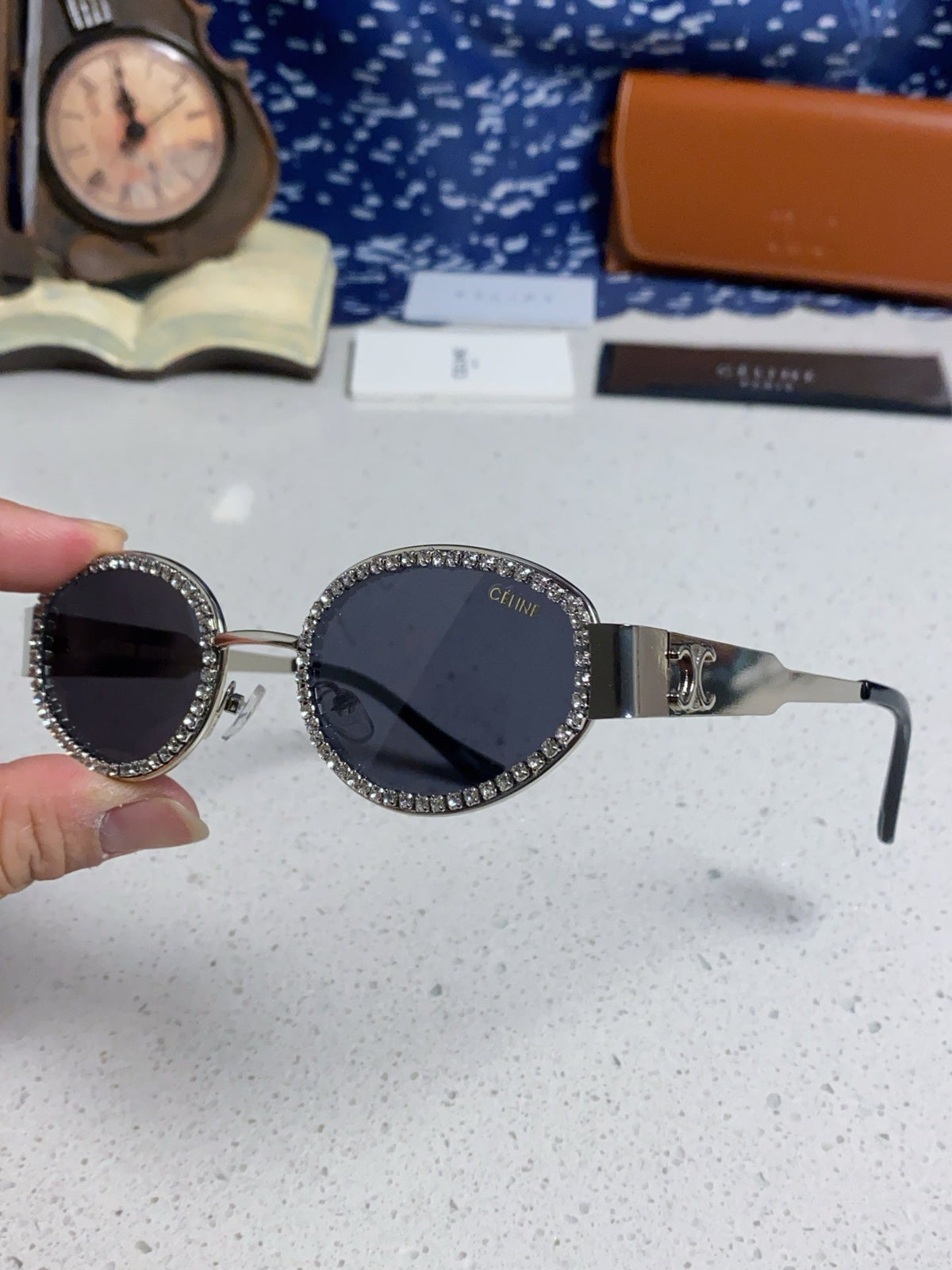 Celine Round Silver Lens Sunglasses for Men & Women - 358291 - detail image 6