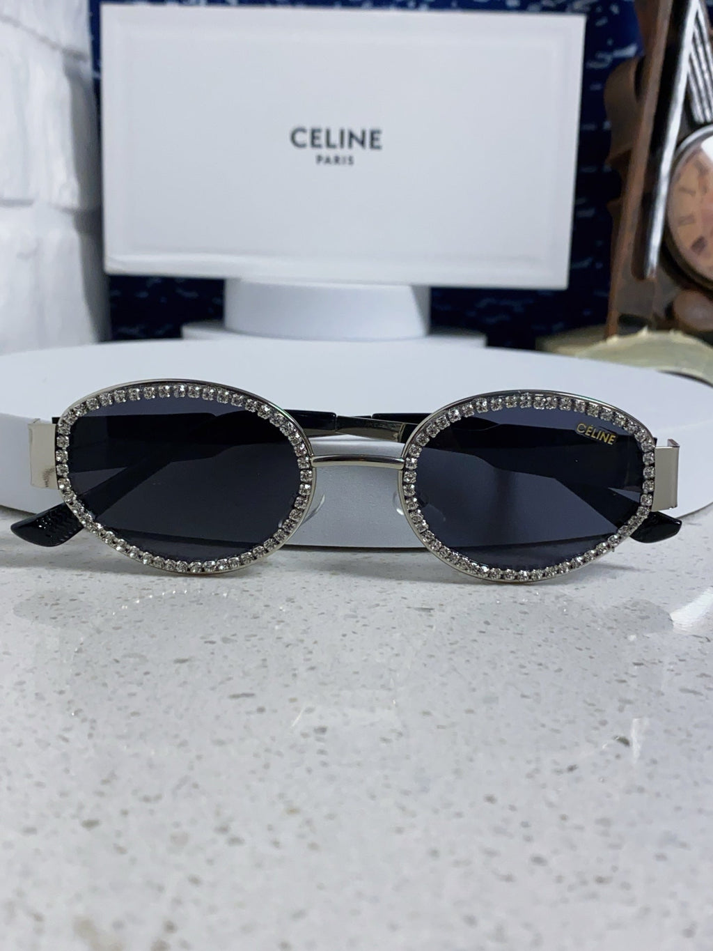Celine Round Silver Lens Sunglasses for Men & Women - detail image 9