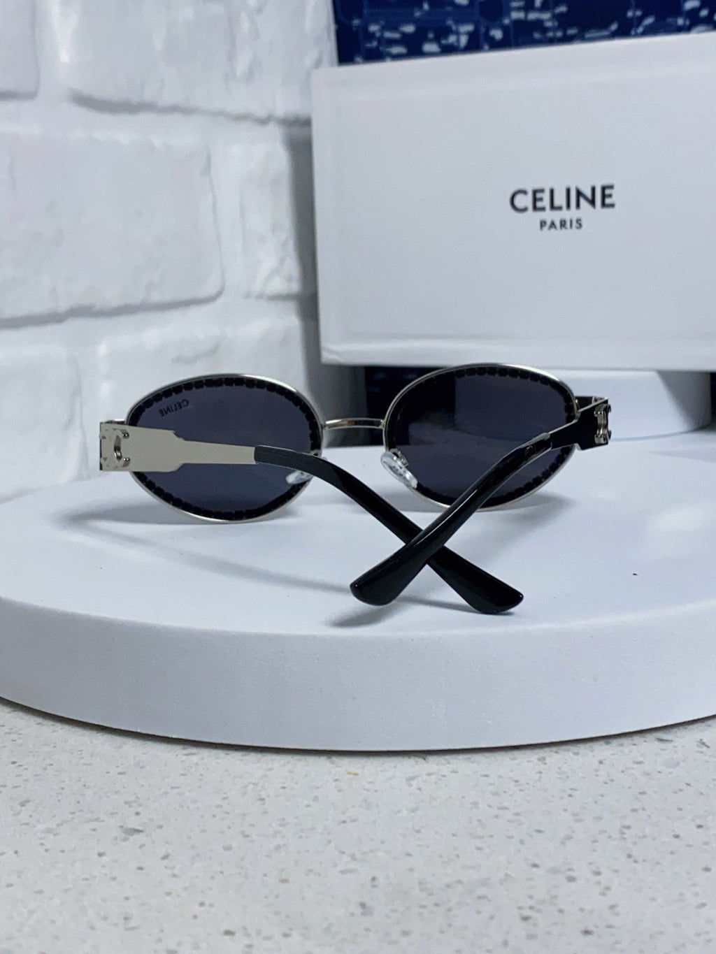 Celine Round Silver Lens Sunglasses for Men & Women - 358291 - detail image 3