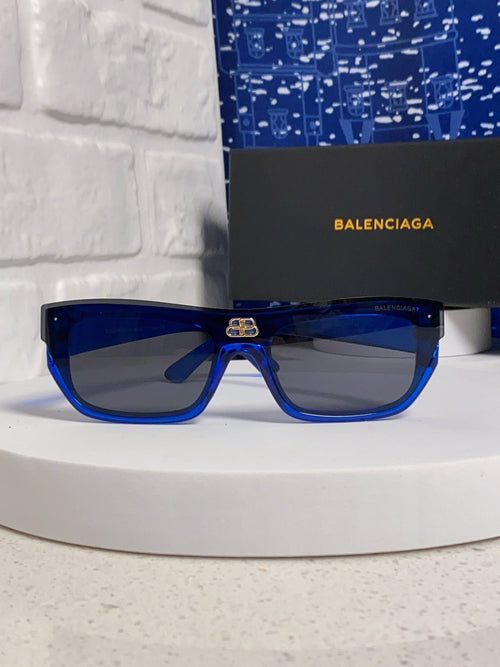 Balenciaga Browline Blue Lens Sunglasses for Men & Women - 358645 - detail image 2