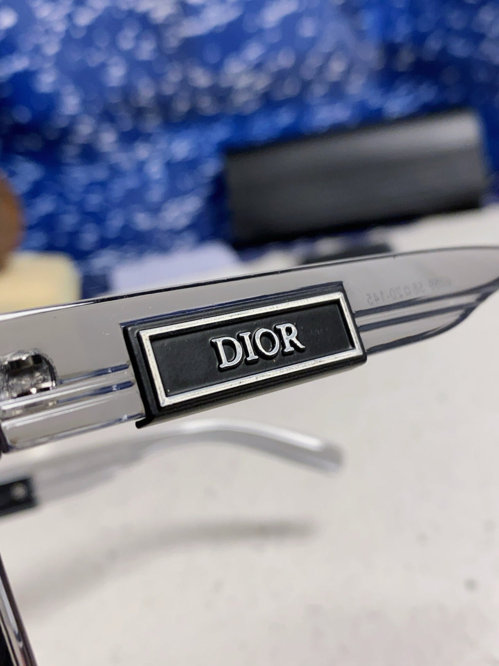 Dior Acetate Square Gray Lens Sunglasses for Men & Women - 358195 - detail image 7