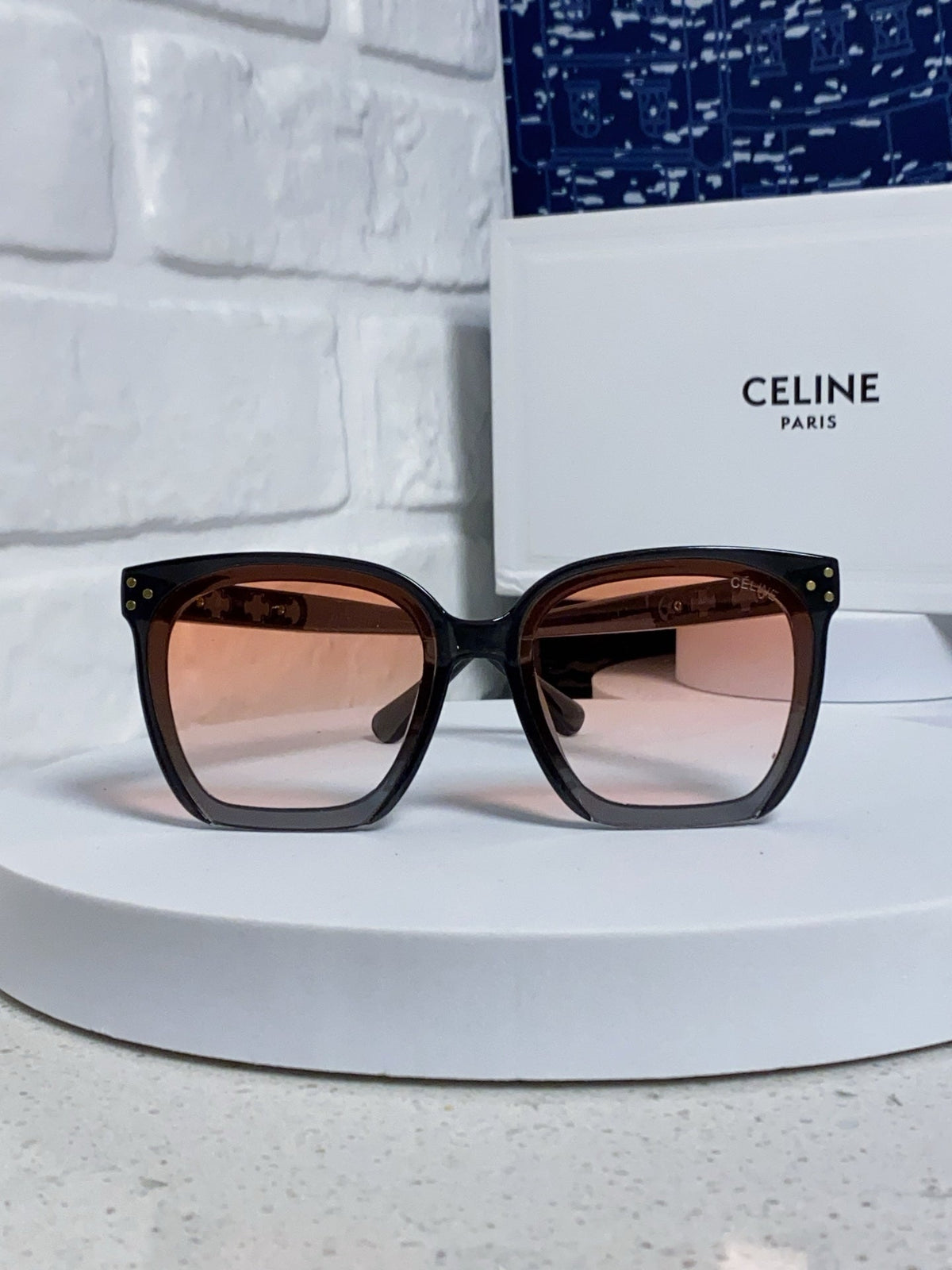 Celine Square Red Lens Sunglasses for Men & Women - 934641 - detail image 2