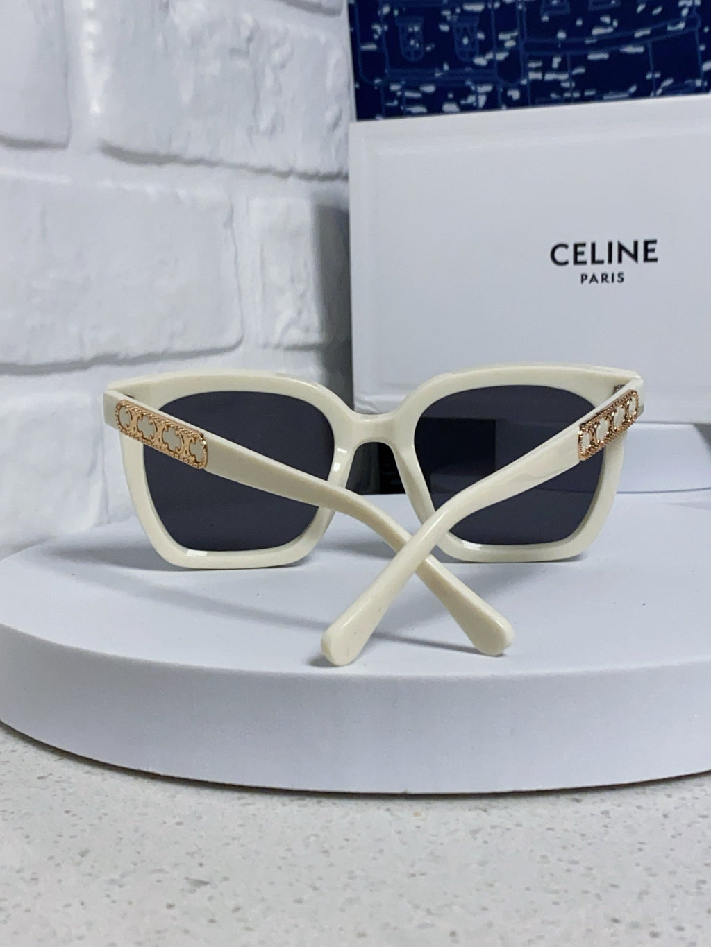 Celine Square Black Lens Sunglasses for Men & Women - 934643 - detail image 3
