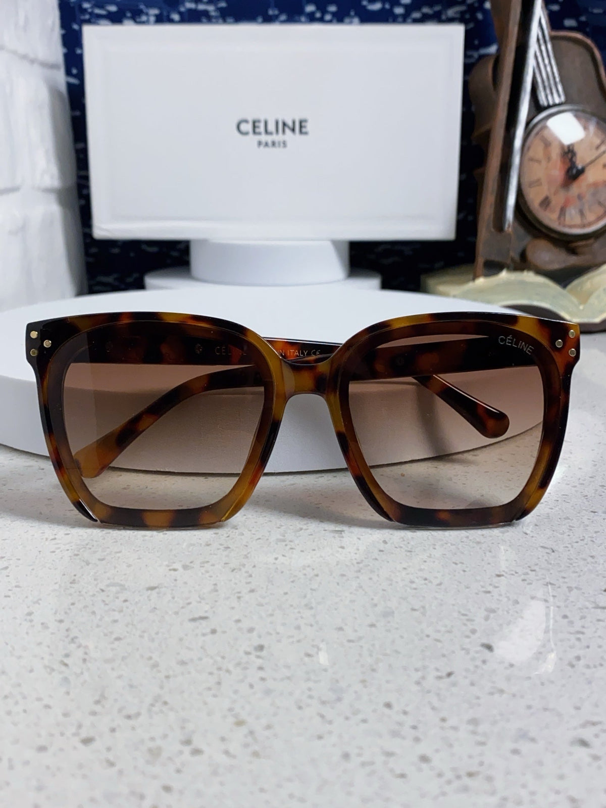 Celine Square Brown Lens Sunglasses for Men & Women - 372022 - detail image 9