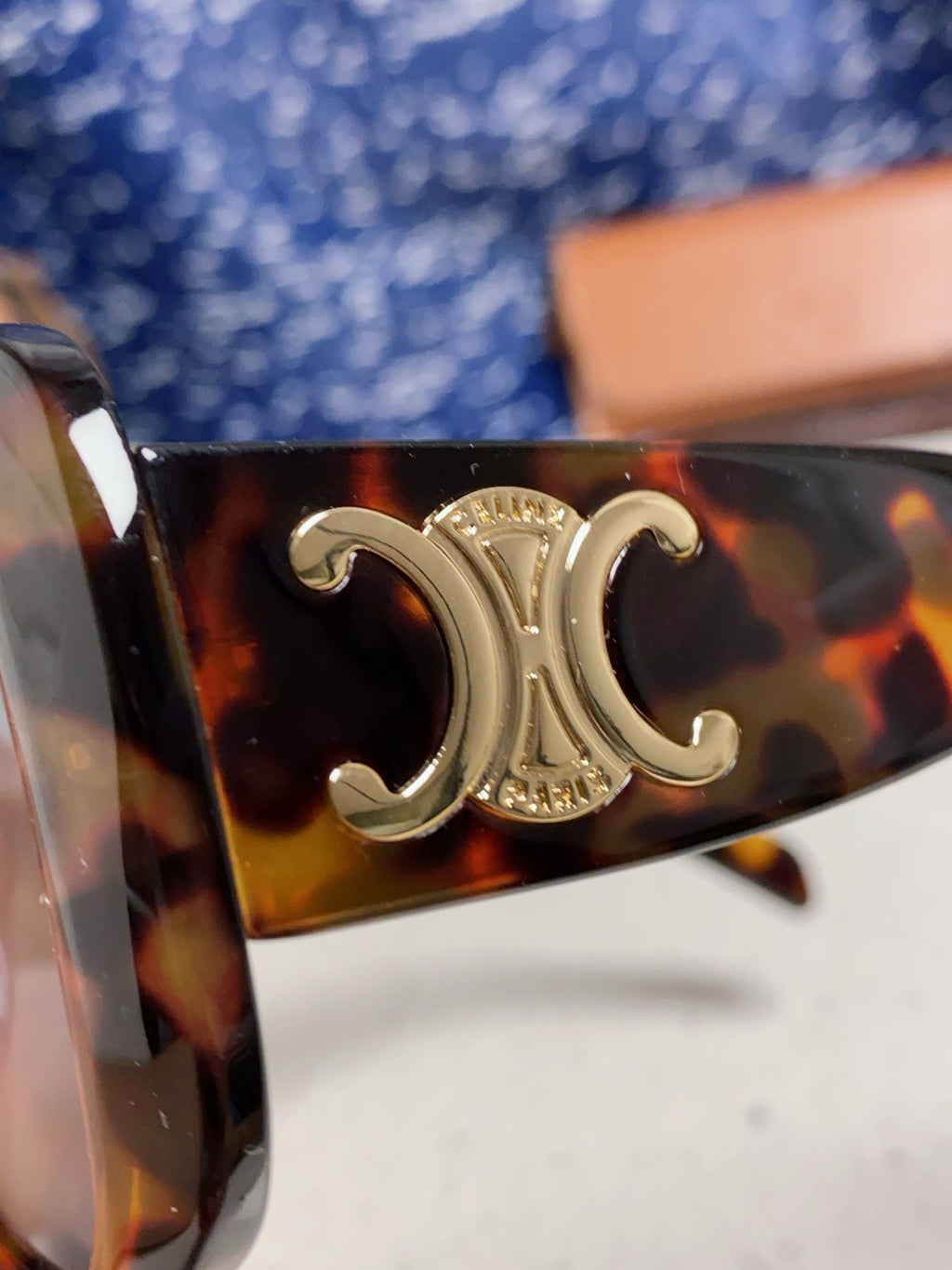 Celine Oversized Black Lens Sunglasses for Men & Women - 934650 - detail image 7