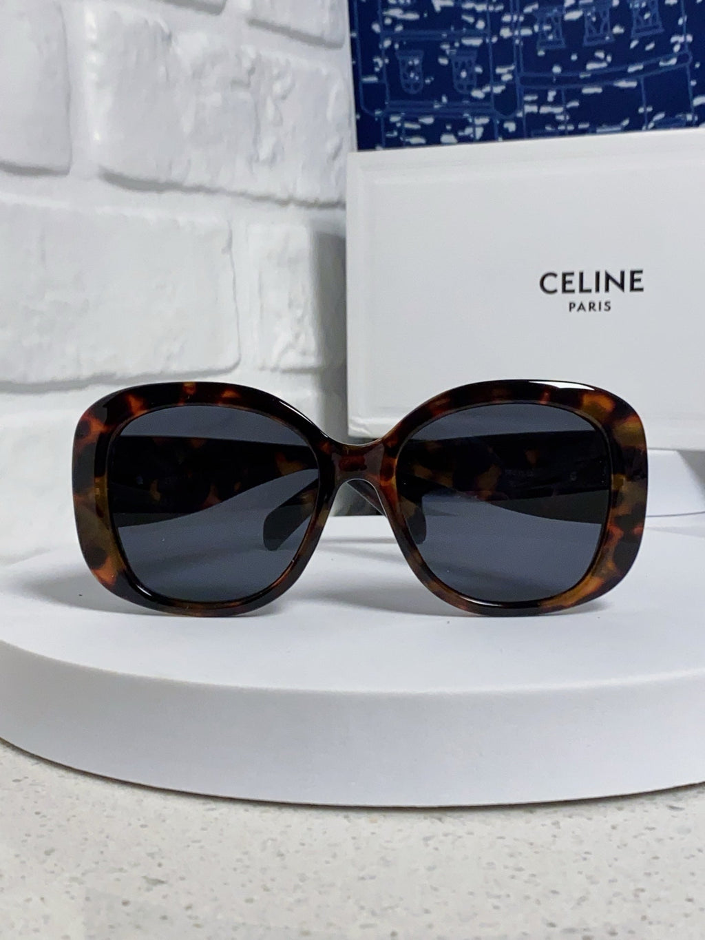 Celine Oversized Black Lens Sunglasses for Men & Women - 934650 - detail image 2