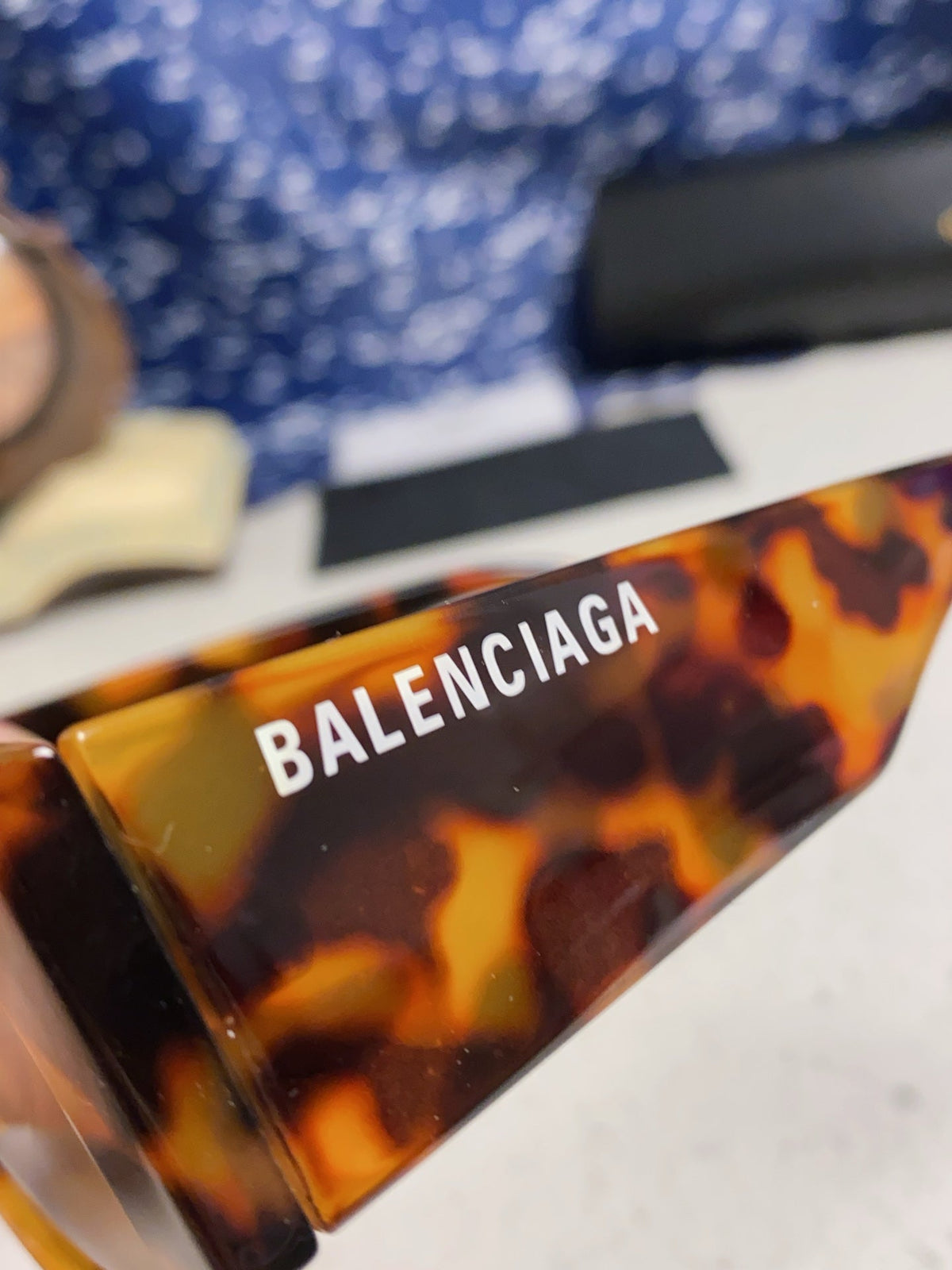 Balenciaga Square Black Lens Sunglasses for Men & Women - 372344 - detail image 6