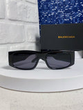 Balenciaga Square Black Lens Sunglasses for Men & Women - 372345