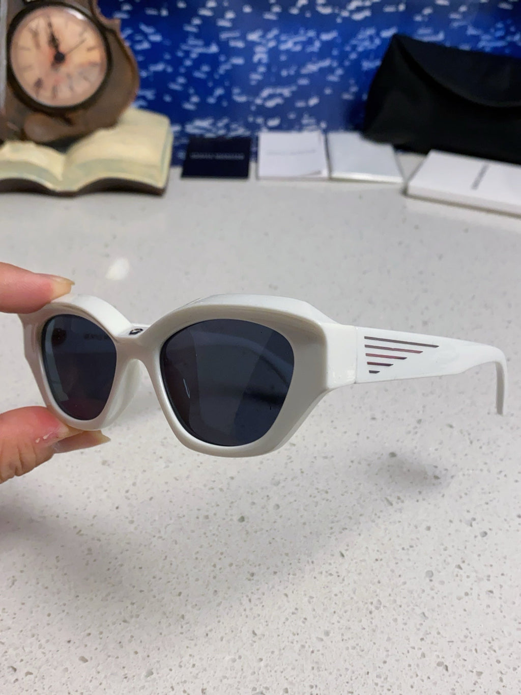 Gentle Monster Fashion Blue Lens Sunglasses for Men & Women - detail image 6