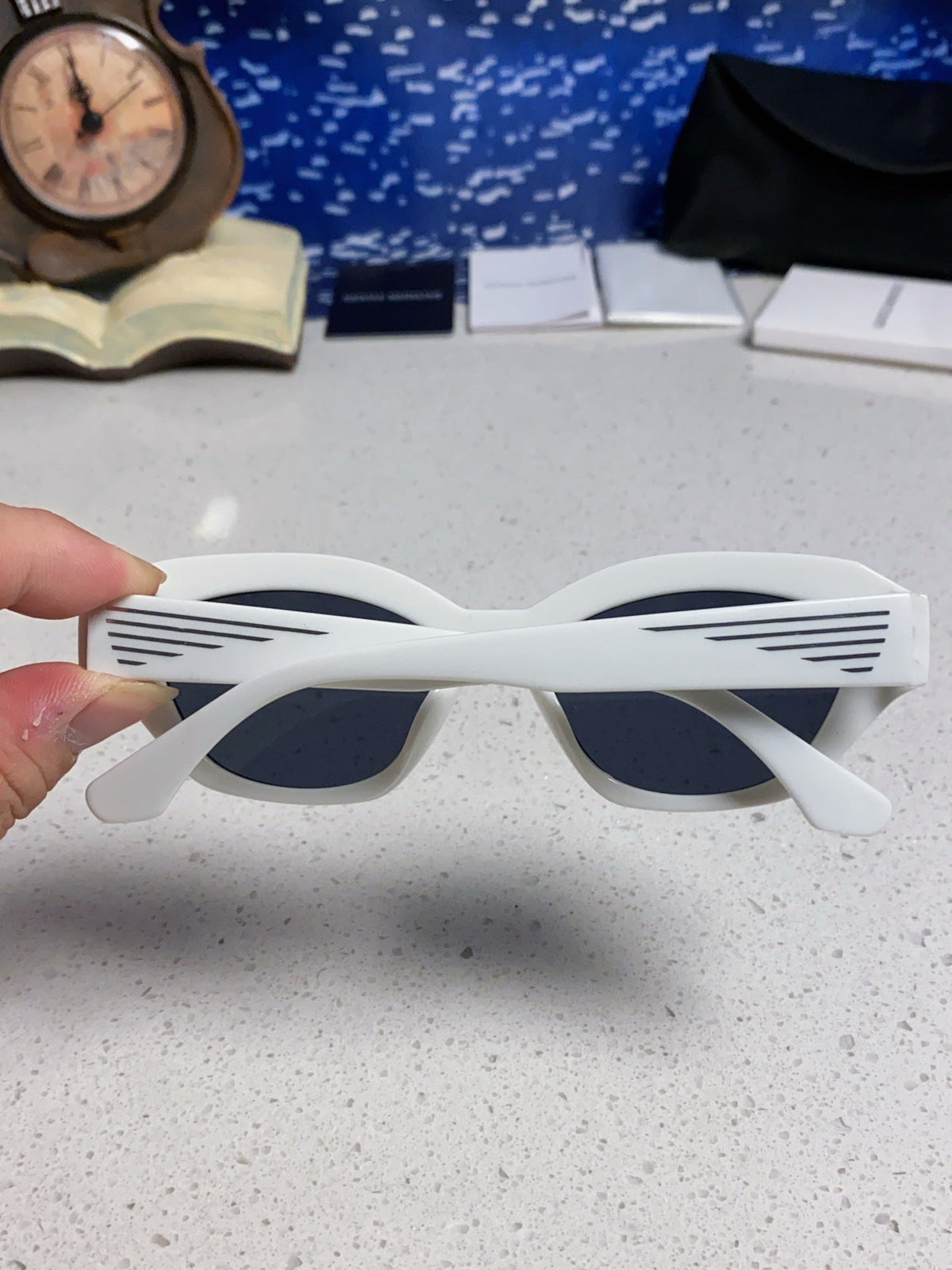 Gentle Monster Fashion Blue Lens Sunglasses for Men & Women - detail image 5