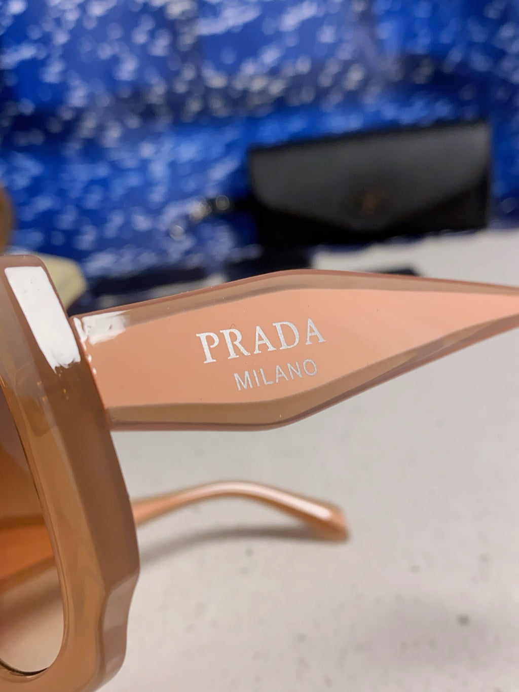 Prada 16YSF Acetate Fashion Gold Lens Sunglasses for Men & Women - 415783 - detail image 7