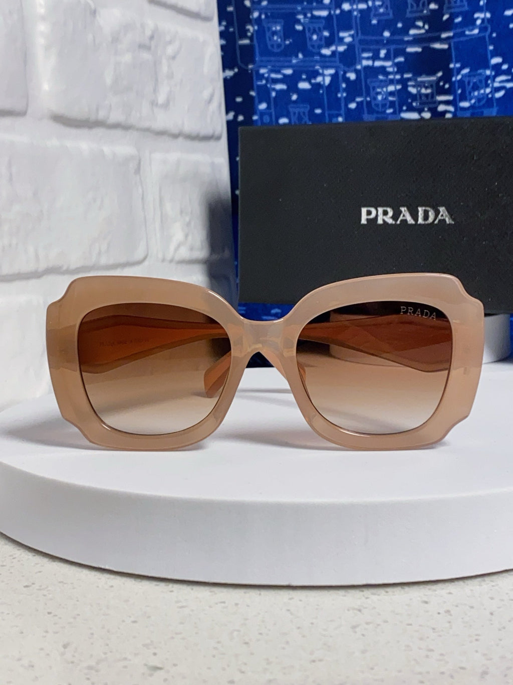 Prada 16YSF Acetate Fashion Gold Lens Sunglasses for Men & Women - 415783 - detail image 2